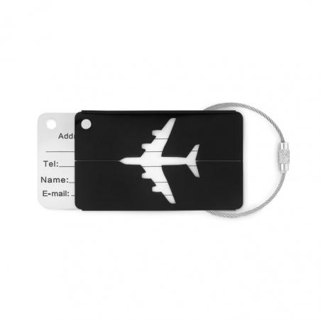 Kofferanhänger aus aluminium Fly tag