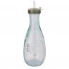 Polpa flasche mit trinkhalm aus recyceltem glas 