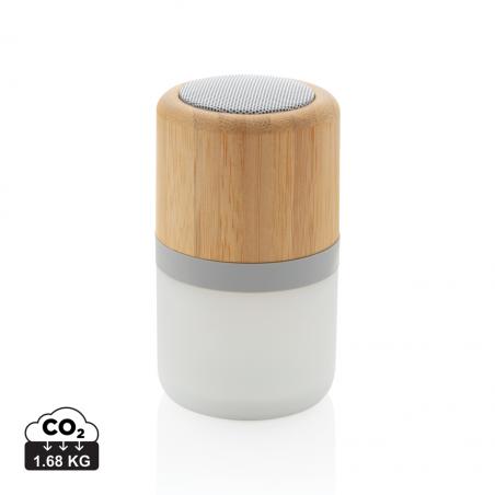 Bambus-Lautsprecher 3W mit wechselndem Licht