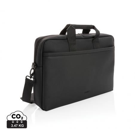 Swiss Peak Leder-Laptop-Tasche aus veganem Leder ohne PVC