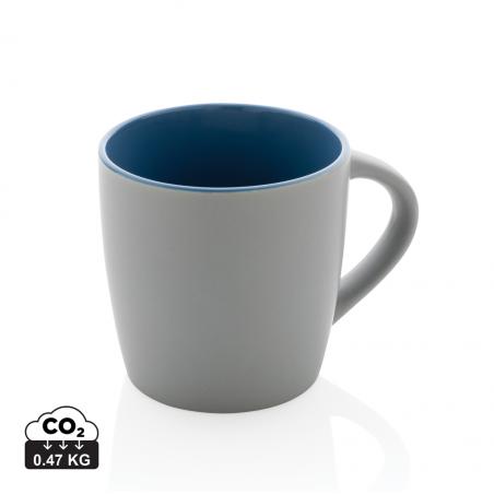 Ceramic mug with coloured inner