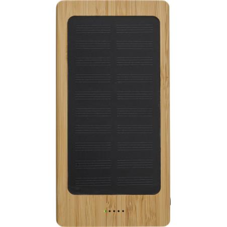 Solar-Powerbank aus Bambus Joan