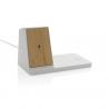 Ontario recycled plastic & bamboo 3-in-1 wireless charger