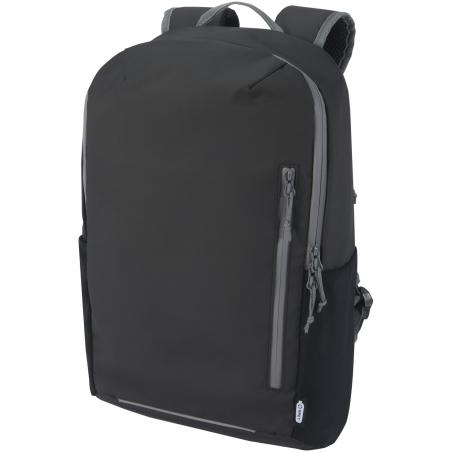 Aqua wasserabweisender 15 Laptop-Rucksack aus GRS recyclingmaterial 21 L