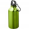 Oregon 400 ml RCS-zertifizierte trinkflasche aus recyceltem aluminium mit karabinerhaken 