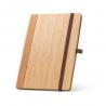A5 notebook with hard cover in bamboo and cork sheets Orwell