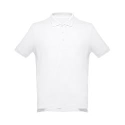 Herren poloshirt. Weiß Thc...