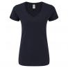 Frauen farbe T-Shirt Iconic V-Neck