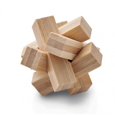 Holzpuzzle gehirnjogging bambus Cubenats
