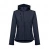 Softshelljacke für damen mit abnehmbarer kapuze Thc zagreb women