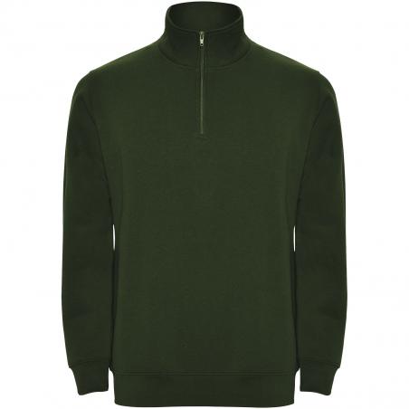 Aneto pullover mit viertelreißverschluss 