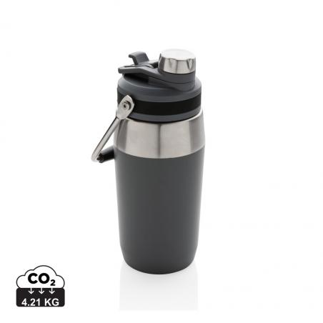 Vacuum stainless steel dual function lid bottle 500ml