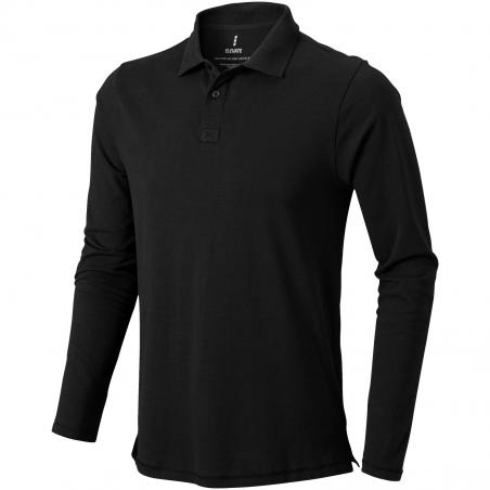 Oakville langarm poloshirt für herren 