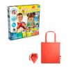 Educational game supplied with a 190t folding gift bag Modeling dough factory kit ii