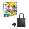 Educational game supplied with a 190t folding gift bag Modeling dough factory kit ii