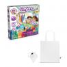 Educational game supplied with a 190t folding gift bag Crayon factory kit ii