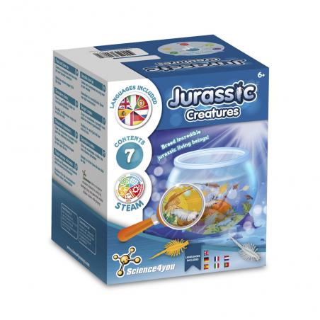 Educational game supplied with a kraft paper gift bag 90 gm² Jurassic pets kit iii