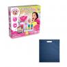 Educational game supplied with a nonwoven gift bag 80 gm² Perfume soap factory kit iv