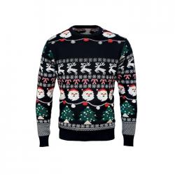 Weihnachts-Led-Pullover s m...
