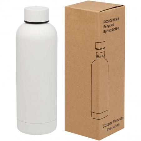 Spring 500 ml RCS-zertifizierte Kupfer-Vakuum isolierflasche aus recyceltem edelstahl