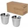 Duo 80 ml RCS-zertifiziertes espressotassen set aus edelstahl 