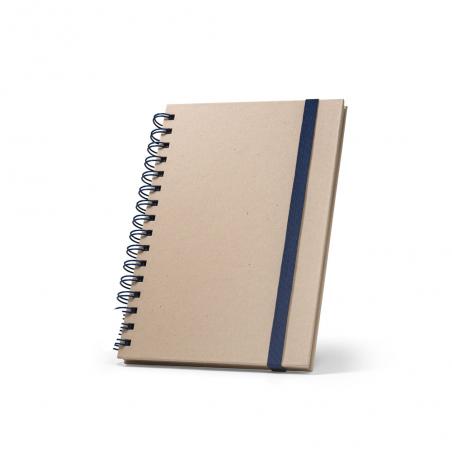 A5 notebook with rings and sugarcane paper with lined pages Proust