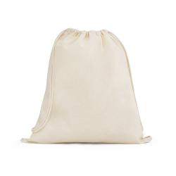 100% cotton drawstring bag...