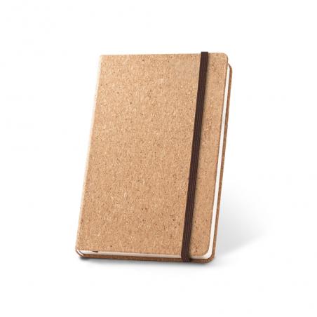 A5 cork notebook with plain pages in fsc™ certified material and other controlled materials Hawkins a5