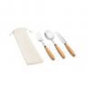 3Piece set in acacia wood Boulud