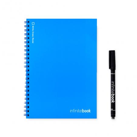 A5 infinitebook with flexible cover and 15 plain whiteboard pages Infinitebook plain a5