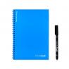 A5 infinitebook with flexible cover and 15 plain whiteboard pages Infinitebook plain a5