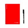 A5 infinitebook with flexible cover and 15 plain whiteboard pages Infinitebook plain a5