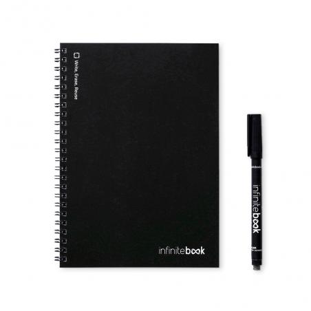 A5 infinitebook with flexible cover and 15 lined whiteboard pages Infinitebook lined a5
