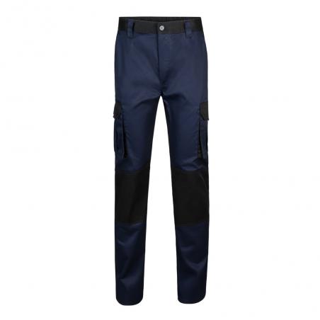 Twotone multipocket twill trousers 240 gm² in cotton 35% and polyester 65% Vl njord