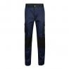 Twotone multipocket twill trousers 240 gm² in cotton 35% and polyester 65% Vl njord