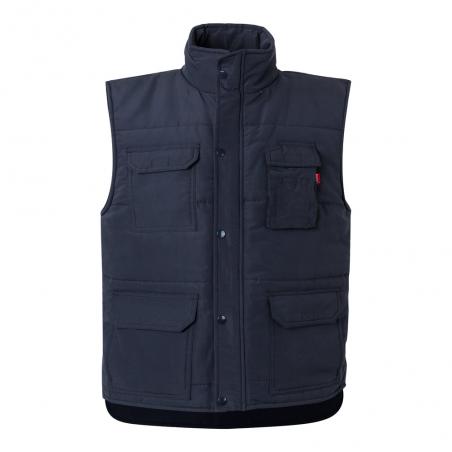 Multipocket padded vest 220gm² in polyester 100% Vl mefitis