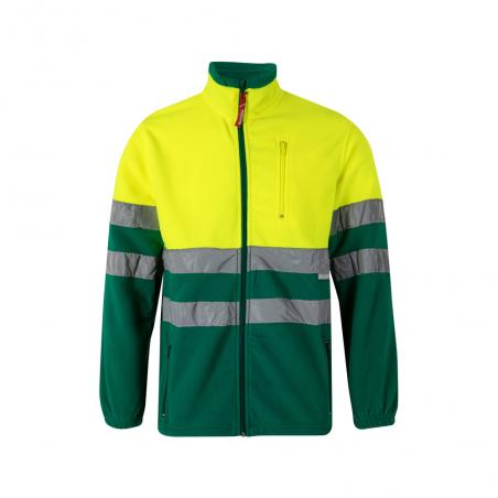 Twotone fleece jacket 280gm² in polyester 100% Vl eros