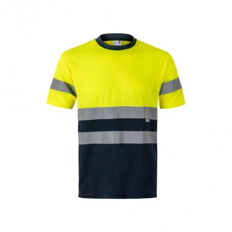 Twotone birdeye technical tshirt 140gm² in polyester 100% Vl brahma