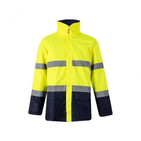 Twotone parka 190gm² in polyester 100% with pu coating Vl themis