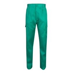 Multipocket twill trousers...