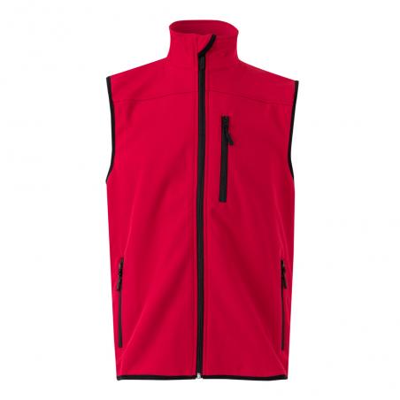 Soft shell vest 280gm² with polar lining in polyester 94% and elastane 6% Vl varuna