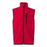 Soft shell vest 280gm² with polar lining in polyester 94% and elastane 6% Vl varuna