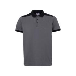 Twotone stretch piqué polo...