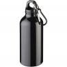 Oregon 400 ml aluminium trinkflasche mit karabinerhaken 