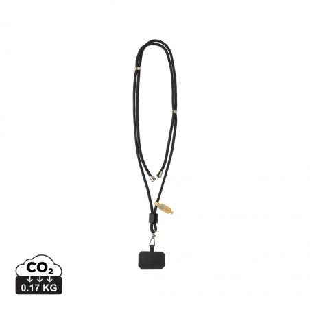 CarryLoop RCS recycled PET adjustable phone holder lanyard