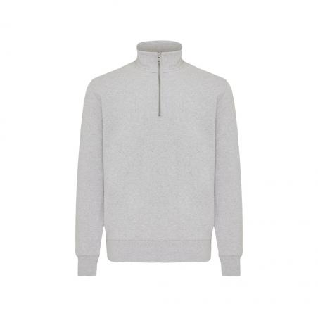 IQONIQ Elgon recycled cotton quarter zip sweater