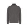 IQONIQ Elgon recycled cotton quarter zip sweater