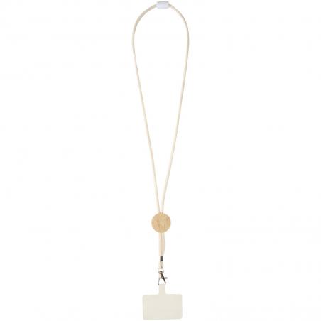 Adhab smartphone lanyard mit bambusdetails 