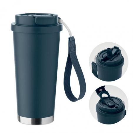 Doppelwandiger trinkbecher 500ml Topaz large