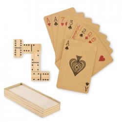 Domino- und spielkarten-set...